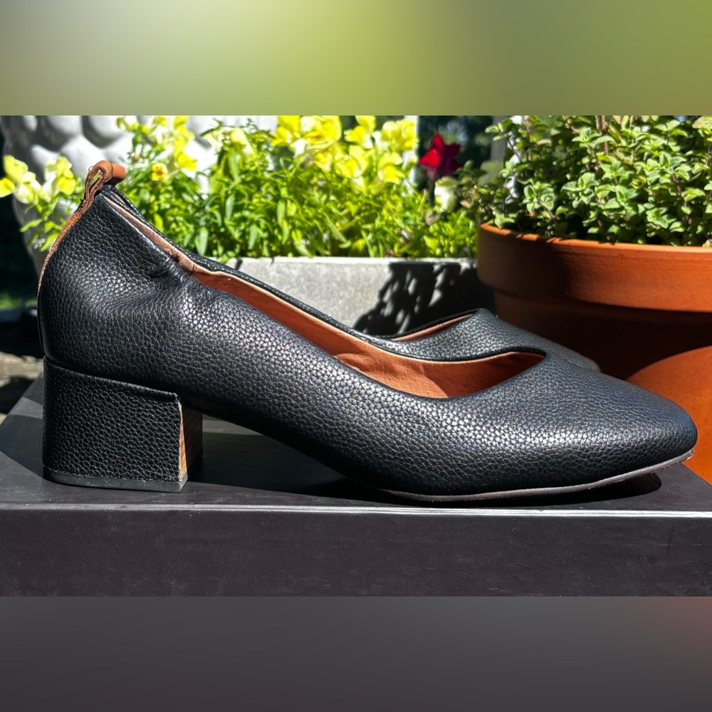 Gentle Souls by Kenneth Cole Ella Leather Pump
Size 10
Like  New/Never Worn
Blk
